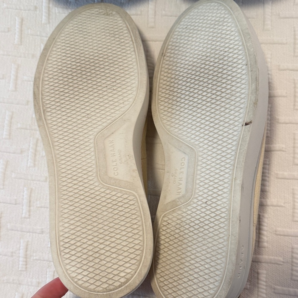 Cole Haan Men's Tan and Brown Slip-On Loafers - Picture 4 of 5